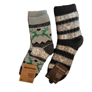 Northeast Outfitters Women's Fair Isle Cozy Crew Socks NWT